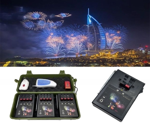 باتری قابل شارژ بی سیم کنترل از راه دور سیستم آتش بازی سرد OEM ODM