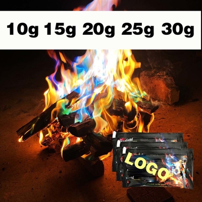 10g/25g شعله های رنگارنگ شعله های پودری شعله های آتشین شعله های آتشین آتش بازی شعله های آتشین