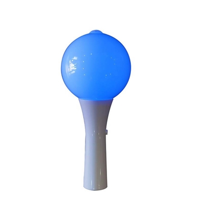18*10CM LED Glow Flashing Stick White Shell Ball Wand برای تهیه کنسرت های جشنواره