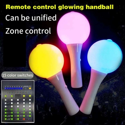 18*10CM LED Glow Flashing Stick White Shell Ball Wand برای تهیه کنسرت های جشنواره