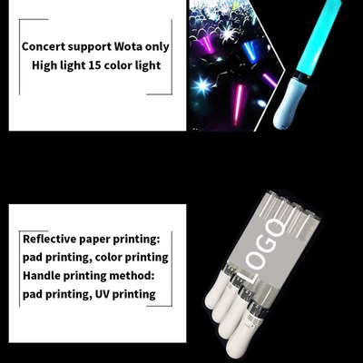 آکریلیک مینی LED Stick با سوئیچ چرخشی لوگو لیزر سفارشی Mini Glow Led Acrylic Stick Led Pen Light