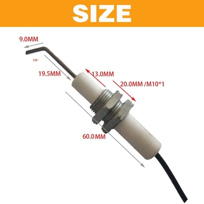 گاز گرل فشار دکمه آشپزخانه روشن کننده کیت Piezo Ignition Universal Threaded Spark Plug