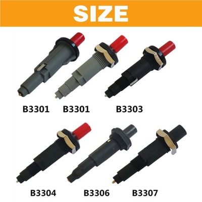 گاز گرل فشار دکمه آشپزخانه روشن کننده کیت Piezo Ignition Universal Threaded Spark Plug