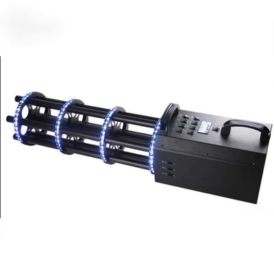Dj Bar Atmosphere دستگیر شش شات گاتلینگ الکتریکی LED Confetti Gun توپ شبانه کلوب اسپری کاغذ ماشین Confetti
