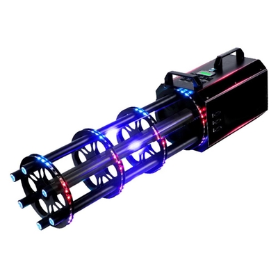 Dj Bar Atmosphere دستگیر شش شات گاتلینگ الکتریکی LED Confetti Gun توپ شبانه کلوب اسپری کاغذ ماشین Confetti