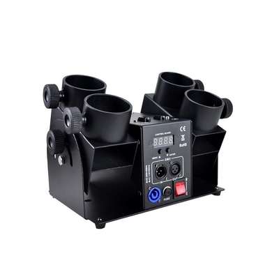 120W 4 سر دستگاه پرتاب کنفتی الکترونیک با کنترل DMX برای عروسی تولد کنفتی توپ