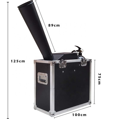8M Jet Paper Co2 Cyclone Confetti Cannon Machine اثر مرحله کوچک برای منطقه پوشانده 60-100 متر مربع